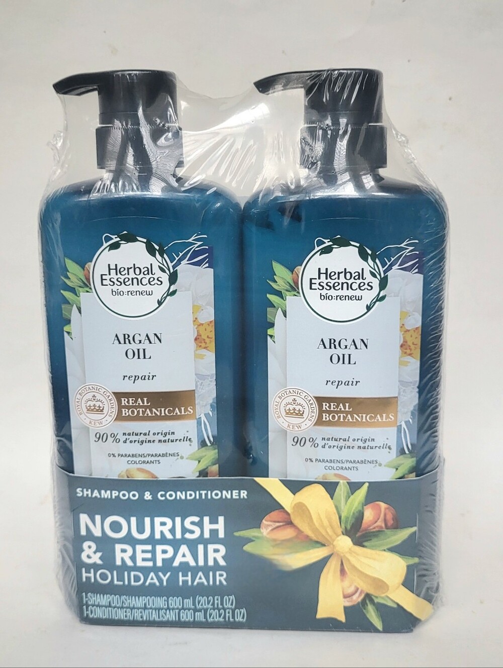 Argan Oil Nourish & Repair Shampoo + Conditioner Set 20.2 Oz
